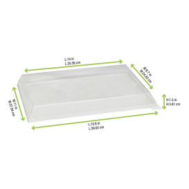 Pokrywka Plastikowe PET 38x27,4cm (50 Sztuk)