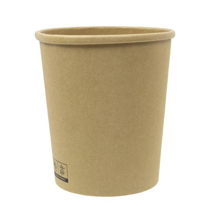 Pojemnik Papierowy Kraft 1.000ml Ø11,6cm (25 Sztuk)