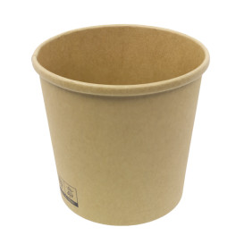 Pojemnik Papierowy Kraft 750ml Ø11,7cm (25 Sztuk)