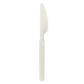 Nóż Wielokrotnego Użytku Durable PP Kremowy 18,9cm (50 Sztuk)