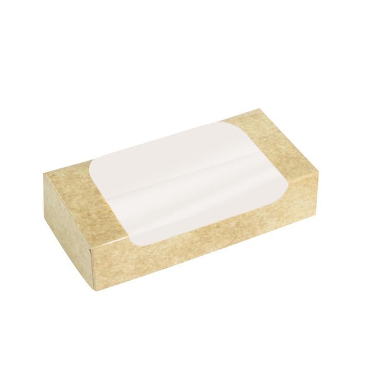 Prostokątny Pojemnik z Kartonu PackiPack Vision Kraft 18x6x6cm (X Sztuk)