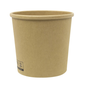 Pojemnik Papierowy Kraft-Kraft 350ml Ø9,0cm (25 Sztuk)