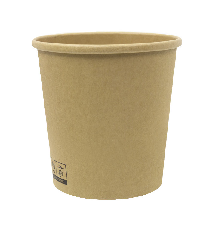 Pojemnik Papierowy Kraft-Kraft 450ml Ø9,5cm (400 Sztuk)