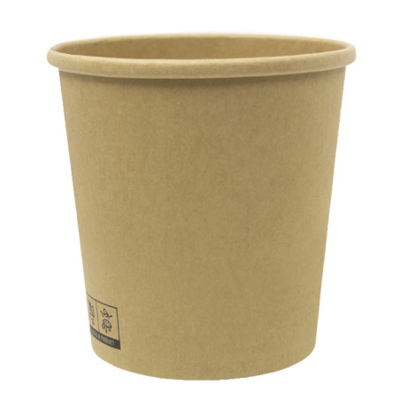 Pojemnik Papierowy Kraft-Kraft 450ml Ø9,5cm (400 Sztuk)