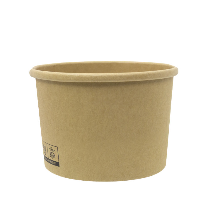 Pojemnik Papierowy Kraft-Kraft 250ml Ø9,0cm (400 Sztuk)