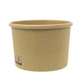 Pojemnik Papierowy Kraft-Kraft 250ml Ø9,0cm (25 Sztuk)