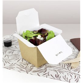 Pudełko Lunch Box Kraft na Wynos 950ml (25 Sztuk)