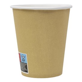 Kubki Papierowe 9 Oz/280ml Kraft-Kraft Ø8,1cm (50 stuks) (50 Sztuk) 