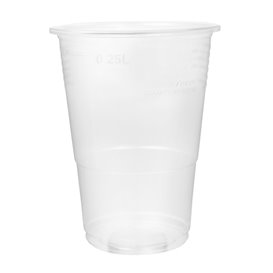 Kubki Plastikowe PP Przezroczyste 300ml Ø7,3cm (2.500 Sztuk)