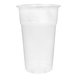 Kubki Plastikowe PP Przezroczyste 375ml Ø8,0cm (74 Sztuk)