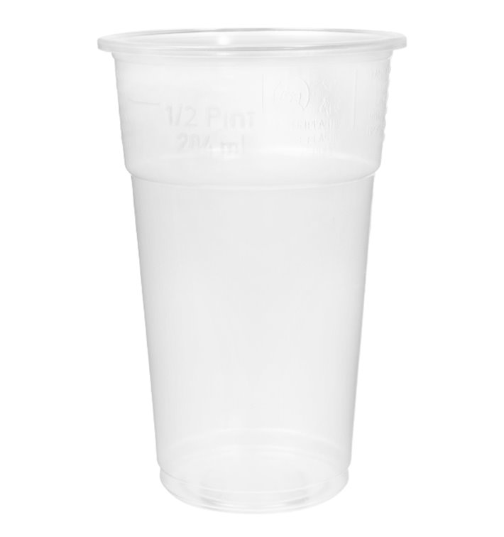 Kubki Plastikowe PP Przezroczyste 375ml Ø8,0cm (1702 Sztuk)