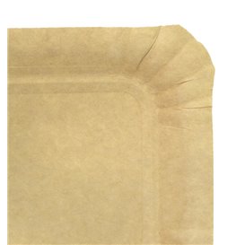 Taca Papierowa Kraft Prostokątna 10x16 cm (100 Sztuk)