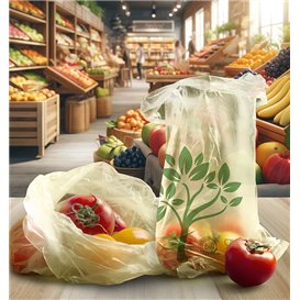 Reklamówka Foliowa w Rolce Bio Home Compost 35x48cm 18µm (1.000 Sztuk)