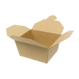 Pudełko Lunch Box Kraft-Kraft 12x10,5x6,5cm 750ml (25 Sztuk)