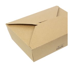 Pudełko Lunch Box Kraft-Kraft 21,5x15,5x6,5cm 1.900ml (200 Sztuk)