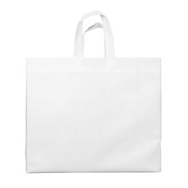 Non-Woven PREMIUM Bag with Short Handles White 45+20x40cm (25 Units)