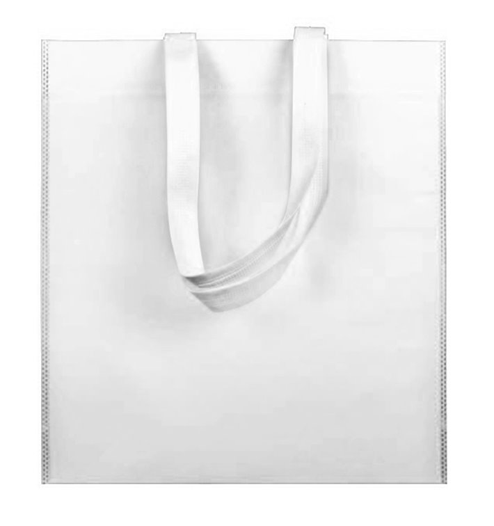 Non-Woven Bag with Short Handles Yellow 38x42cm (25 Units)