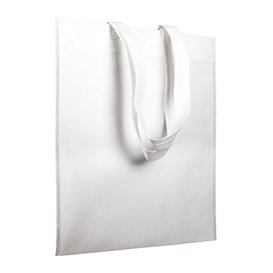 Non-Woven Bag with Short Handles Yellow 38x42cm (25 Units)