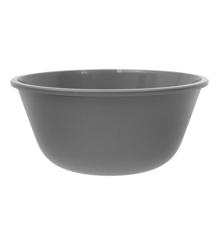 Miska wielokrotnego użytku PP Bio Grey „Revolve” 700ml Ø14,8cm (160 Sztuk)