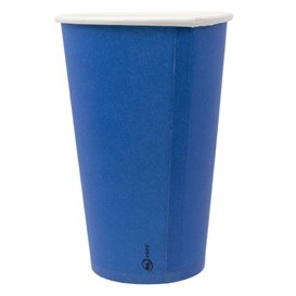 Kubek kartonowy „Colours” Blue 600ml Ø9,4cm (20 Sztuk)