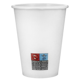 Kubki Papierowe 12 Oz/360ml Białe Ø8,9cm (40 Sztuk)