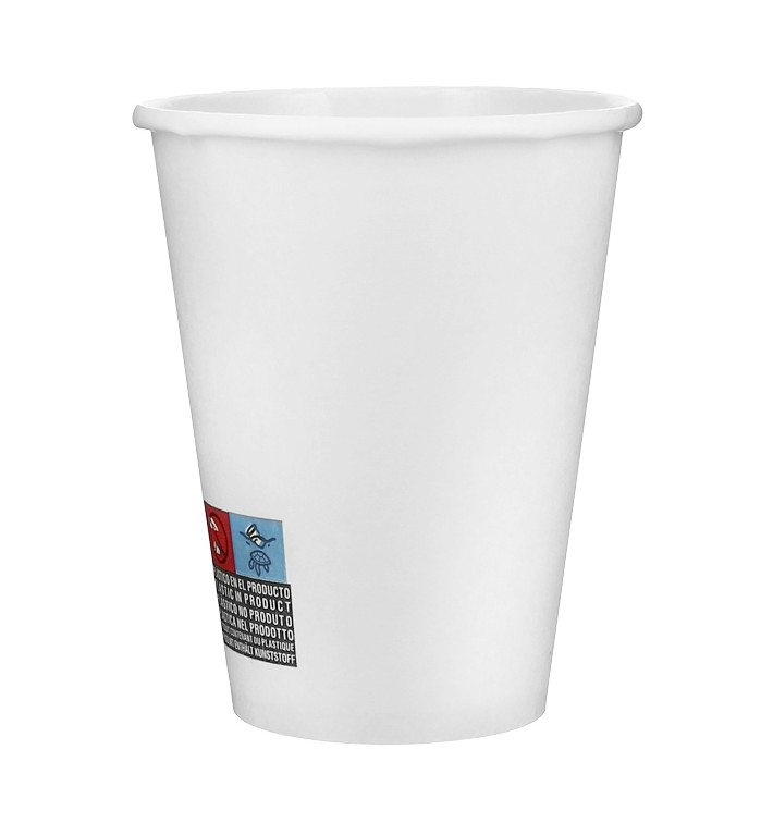 Kubki Papierowe 12 Oz/360ml Białe Ø8,9cm (40 Sztuk)