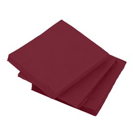 Serwetki Koktajl Micro Dot 2-warstwowe Bordeaux 20x20cm (100 Sztuk)