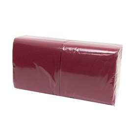 Serwetki Koktajl Micro Dot 2-warstwowe Bordeaux 20x20cm (100 Sztuk)