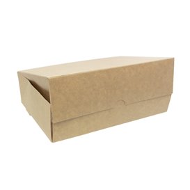 Pudełka Kraft Cukiernicze Kartonowe 18,2x13,6x5,2cm 500g (20 Sztuk)