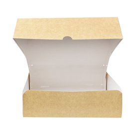 Pudełka Kraft Cukiernicze Kartonowe 20,4x15,8x6cm 1kg (20 Sztuk)