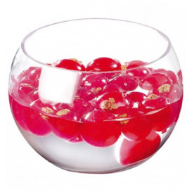 Tasting Plastic Bowl PS Sfere Shape Large Size Clear 150 ml (5 Units) 